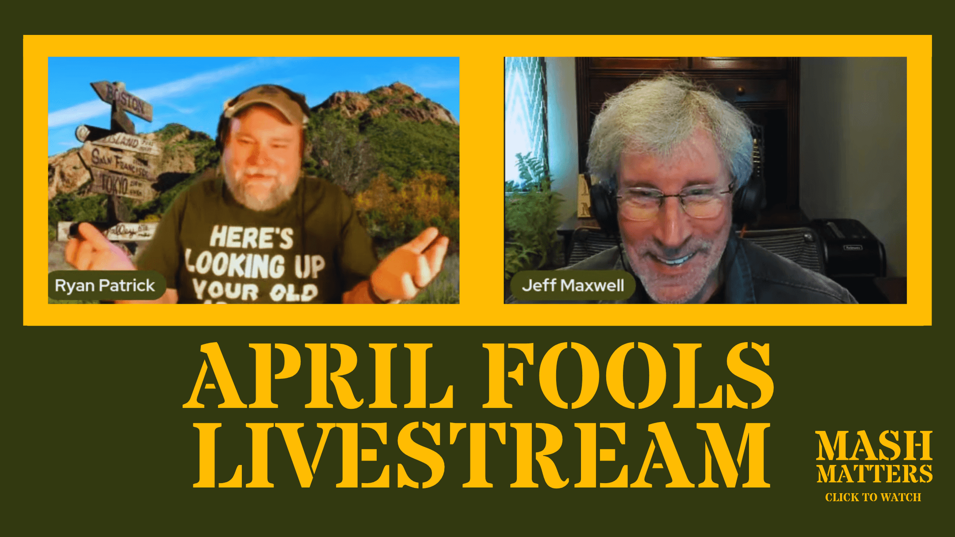 BONUS - April Fools Livestream (AUDIO) - MASH Matters cover