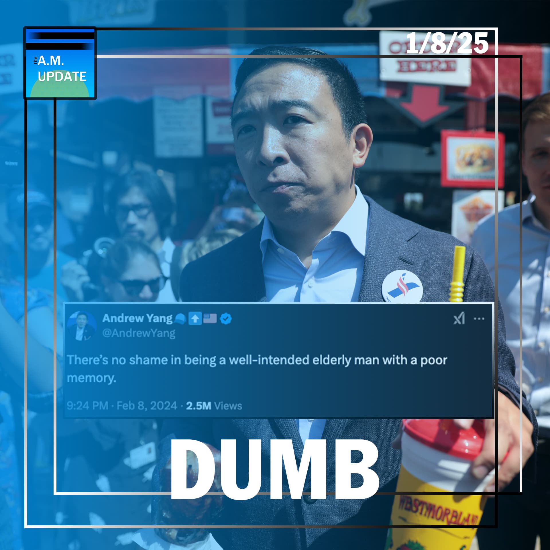 Wildfire Threatens L.A.?! | Two of the Most Stupid Things I've Heard Recently | 1/8/25 - The A.M. Update cover