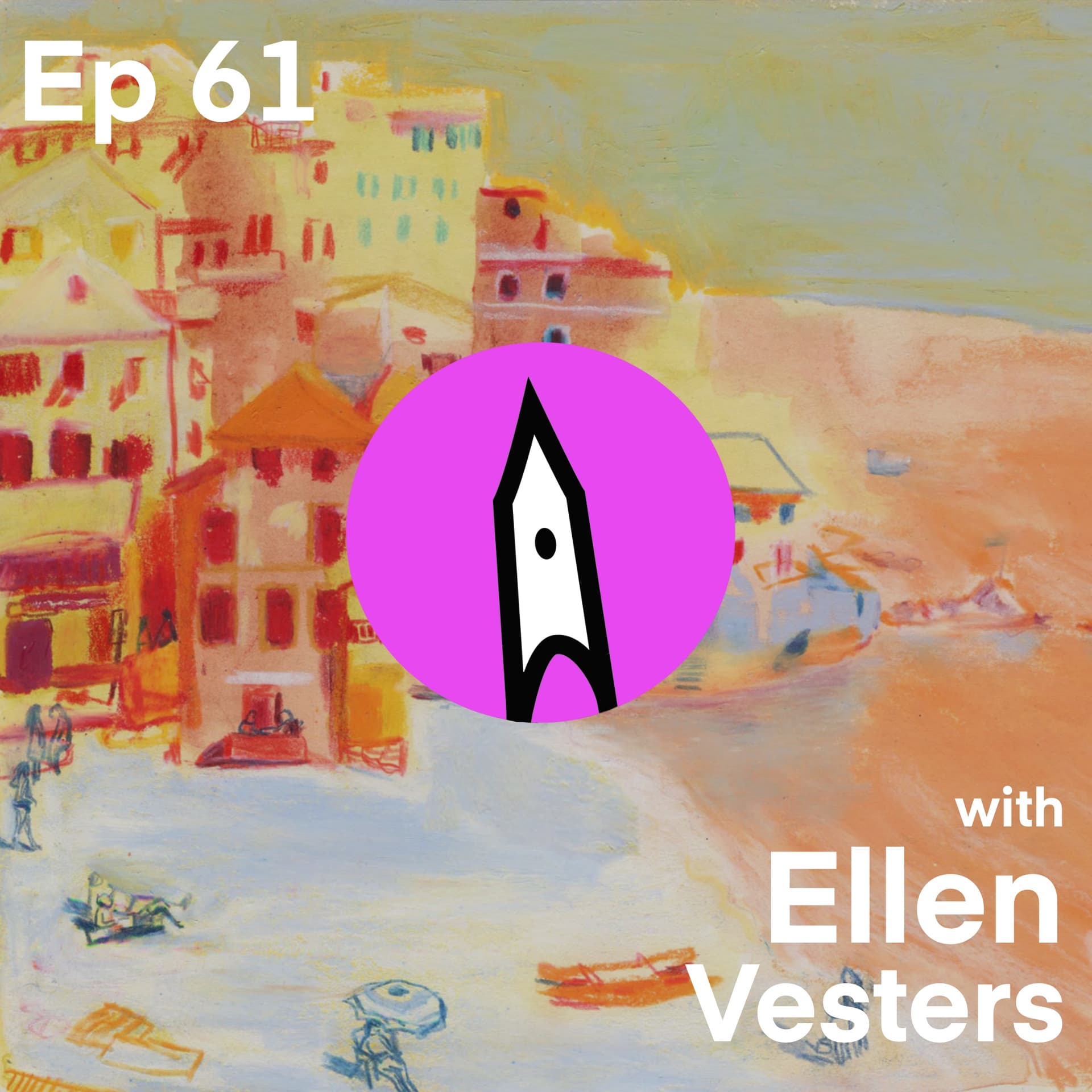 Ep 61 - Design Thinking with Ellen Vesters - The SneakyArt Podcast cover