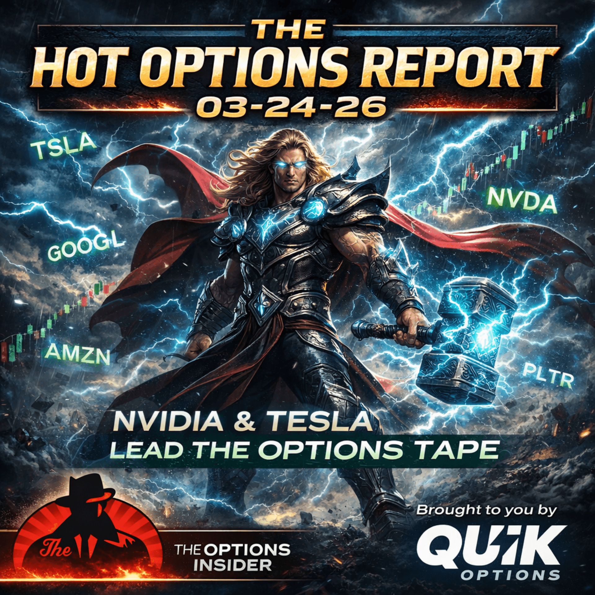 The Hot Options Report: 03-24-26 - The Options Insider Radio Network cover