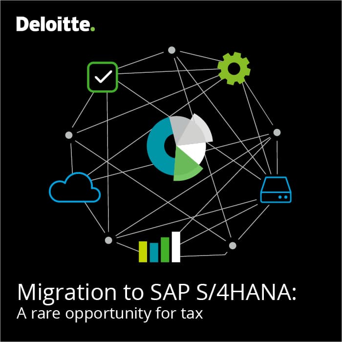 Migration to SAP S/4HANA — Tax + Tech cover