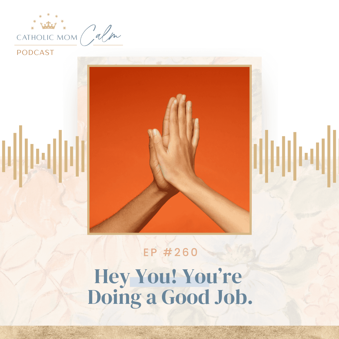 Hey You! You're Doing a Good Job. - Catholic Mom Calm cover