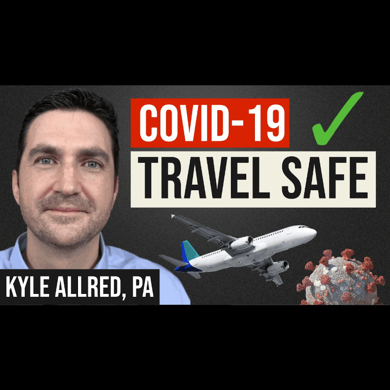 10. COVID 19 Travel Tips: Flying During Pandemic, Safety, Restrictions (Air Travel During Coronavirus) - MedCram cover