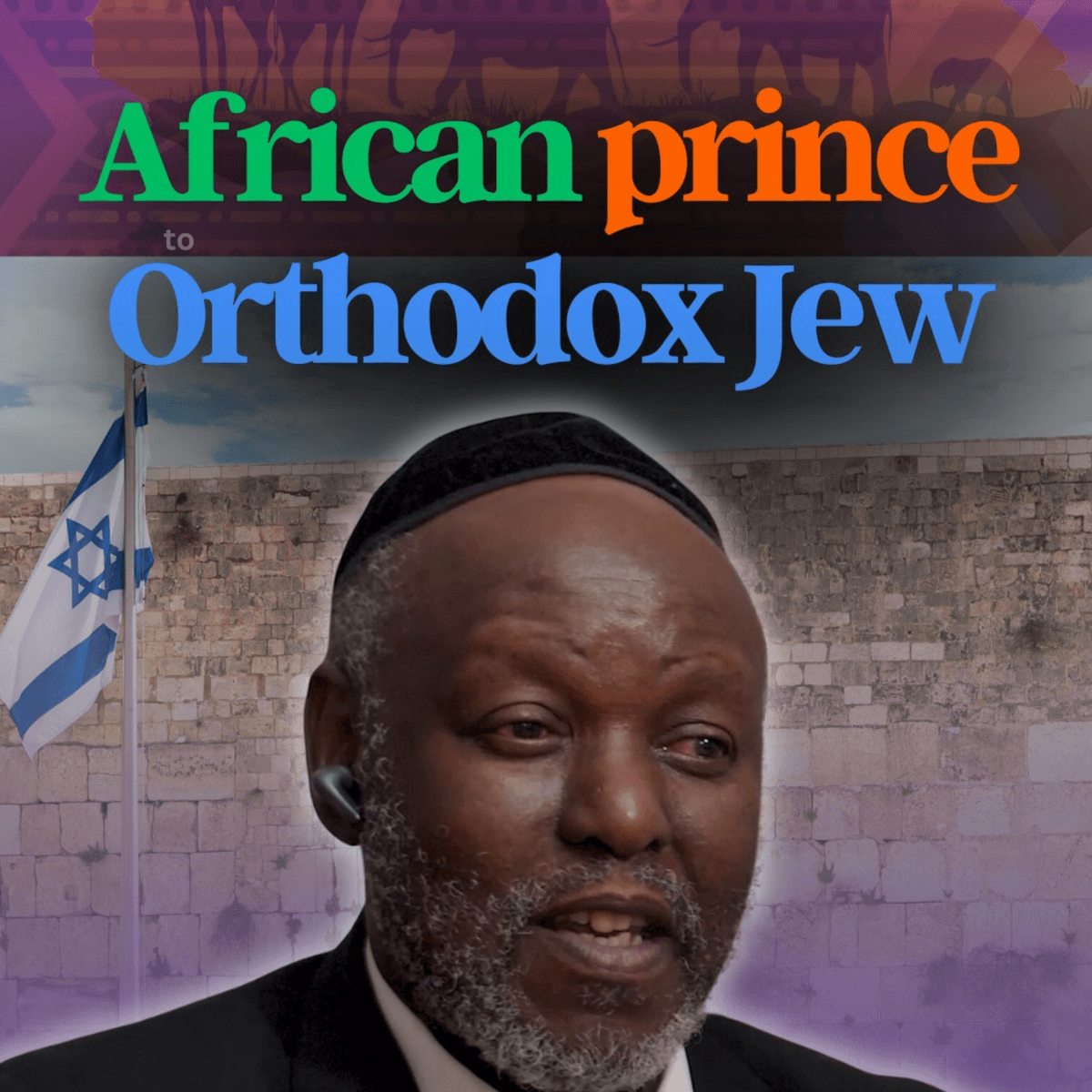 R' Natan Gamedze | The African Prince Who Became An Orthodox Jew - Meaningful People cover