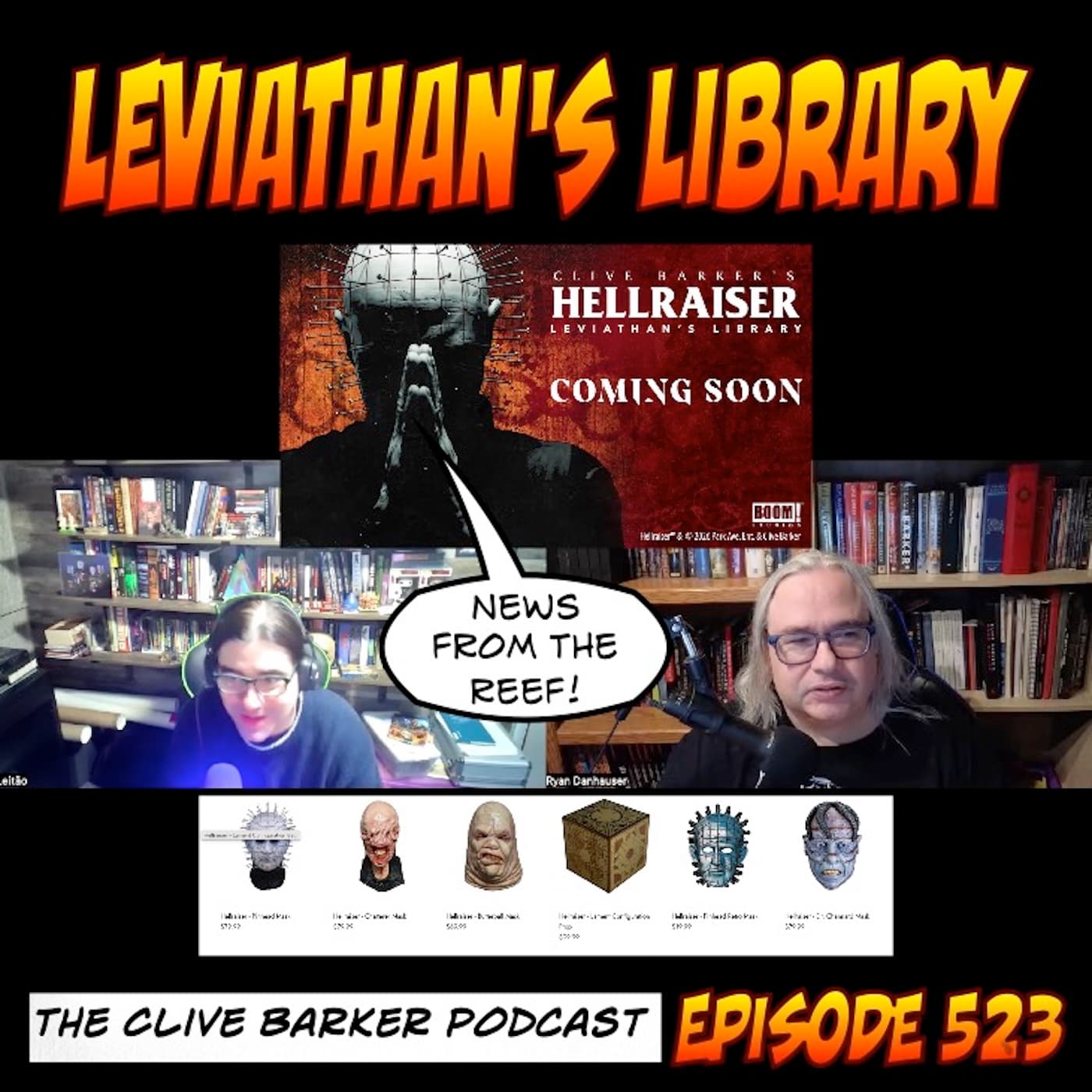 523: Hellriaser Leviathan's Library (News) [Audio] - The Clive Barker Podcast cover