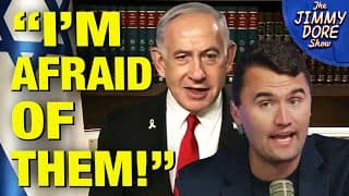 PROOF Charlie Kirk Was TERRIFIED Of Israel! - The Jimmy Dore Show cover