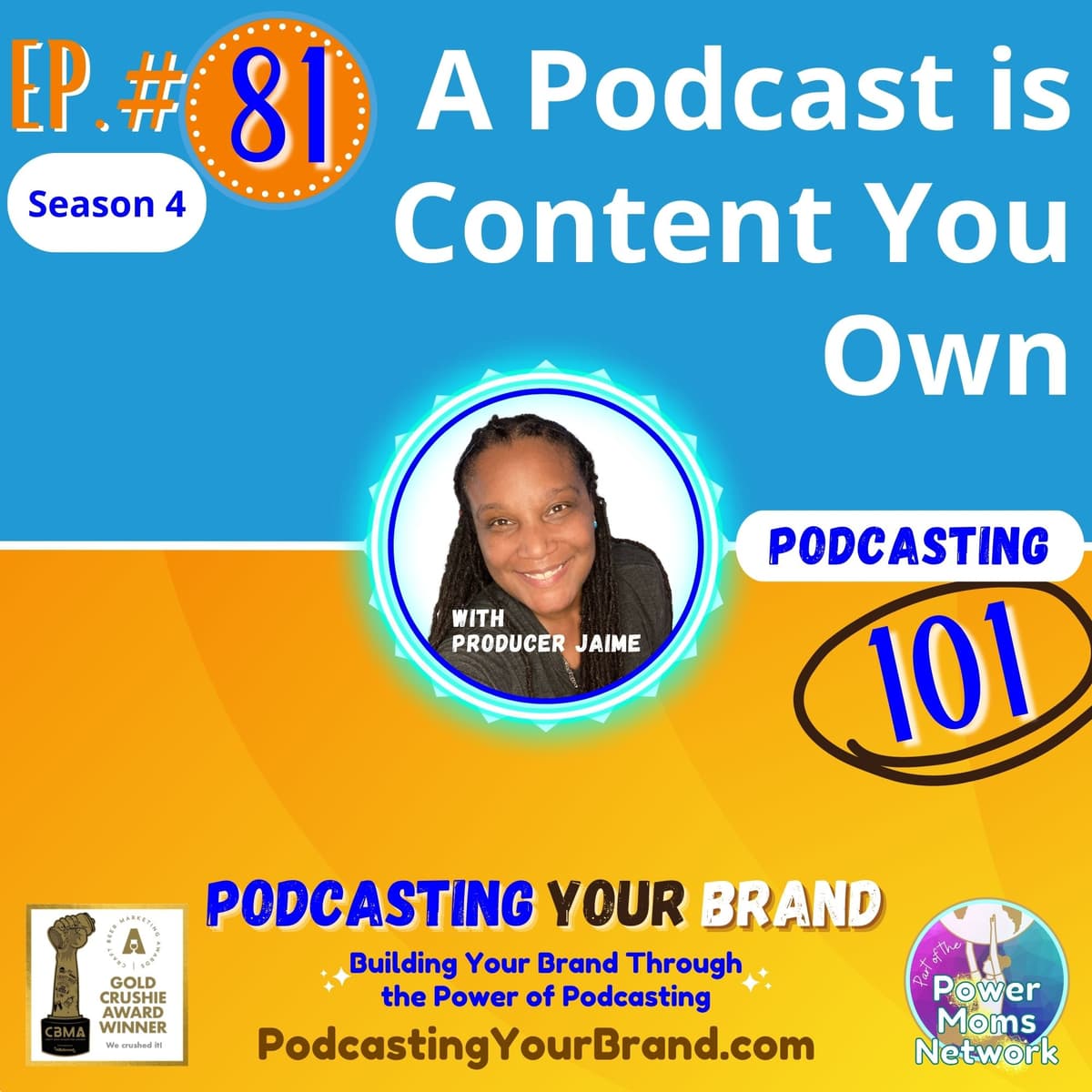Episode 81: A Podcast is Content You Own (Podcasting 101) - Podcasting Your Brand cover
