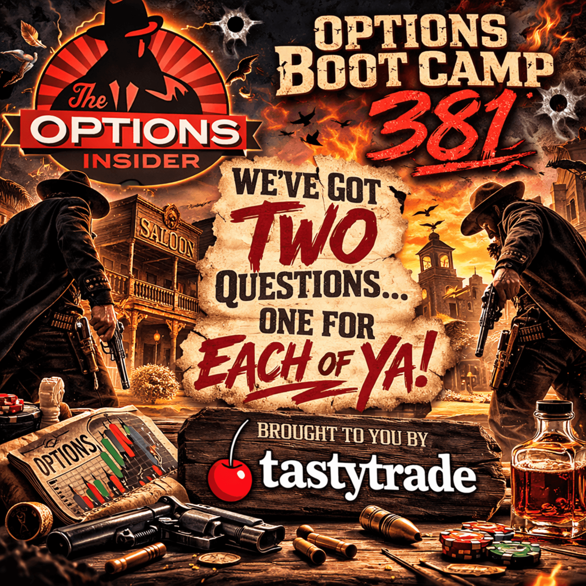 Options Boot Camp 381: We've Got Two Questions...One for Each of Ya! - The Options Insider Radio Network cover