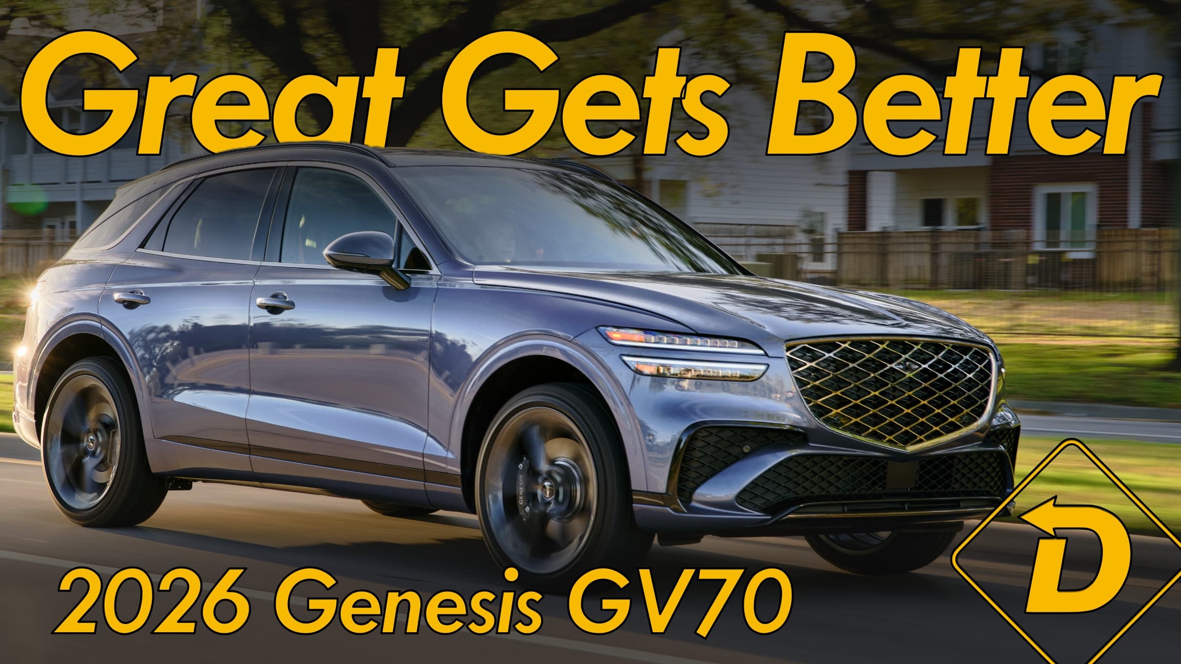The 2026 Genesis GV70 is a Tough Competitor Updated - Driven Car Reviews cover