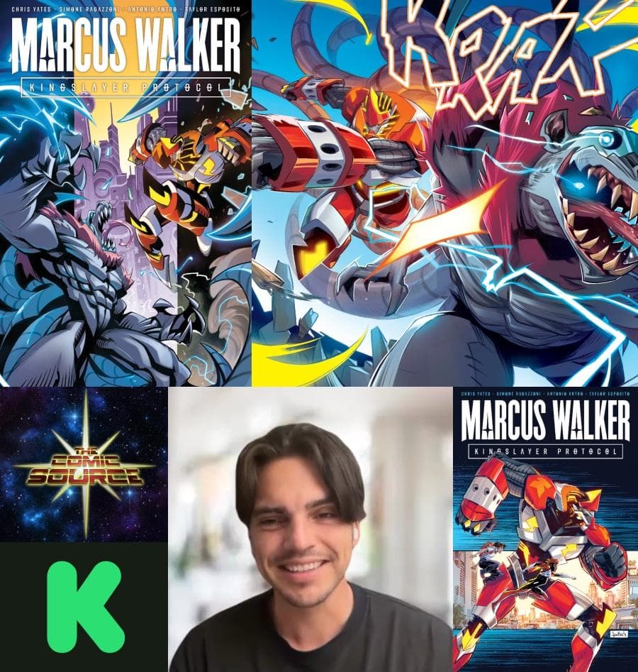 From Disney Layoff to Kickstarter Success – Marcus Walker: Kingslayer Protocol - The Comic Source Podcast cover