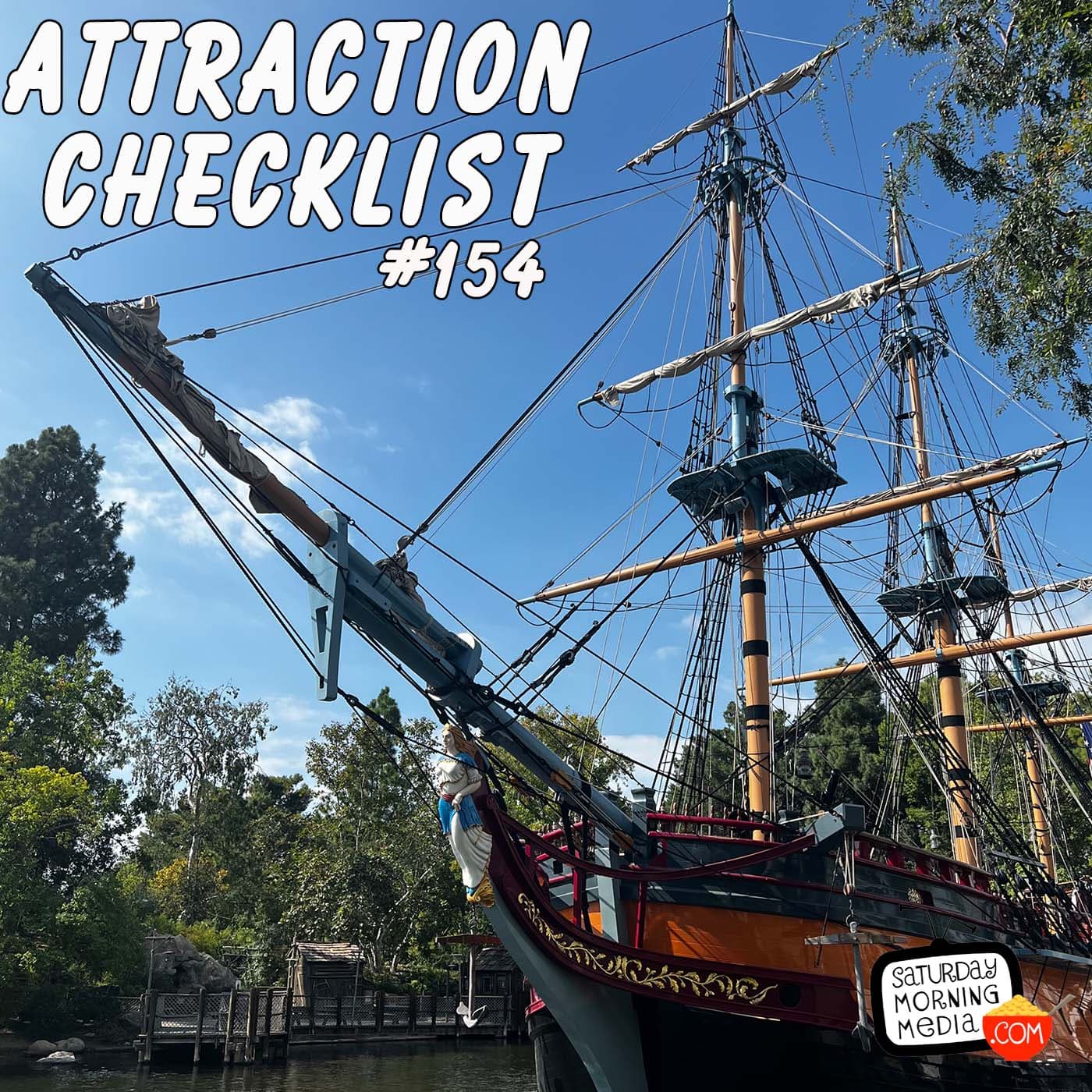 154 - Sailing Ship Columbia - Disneyland - Attraction Checklist cover