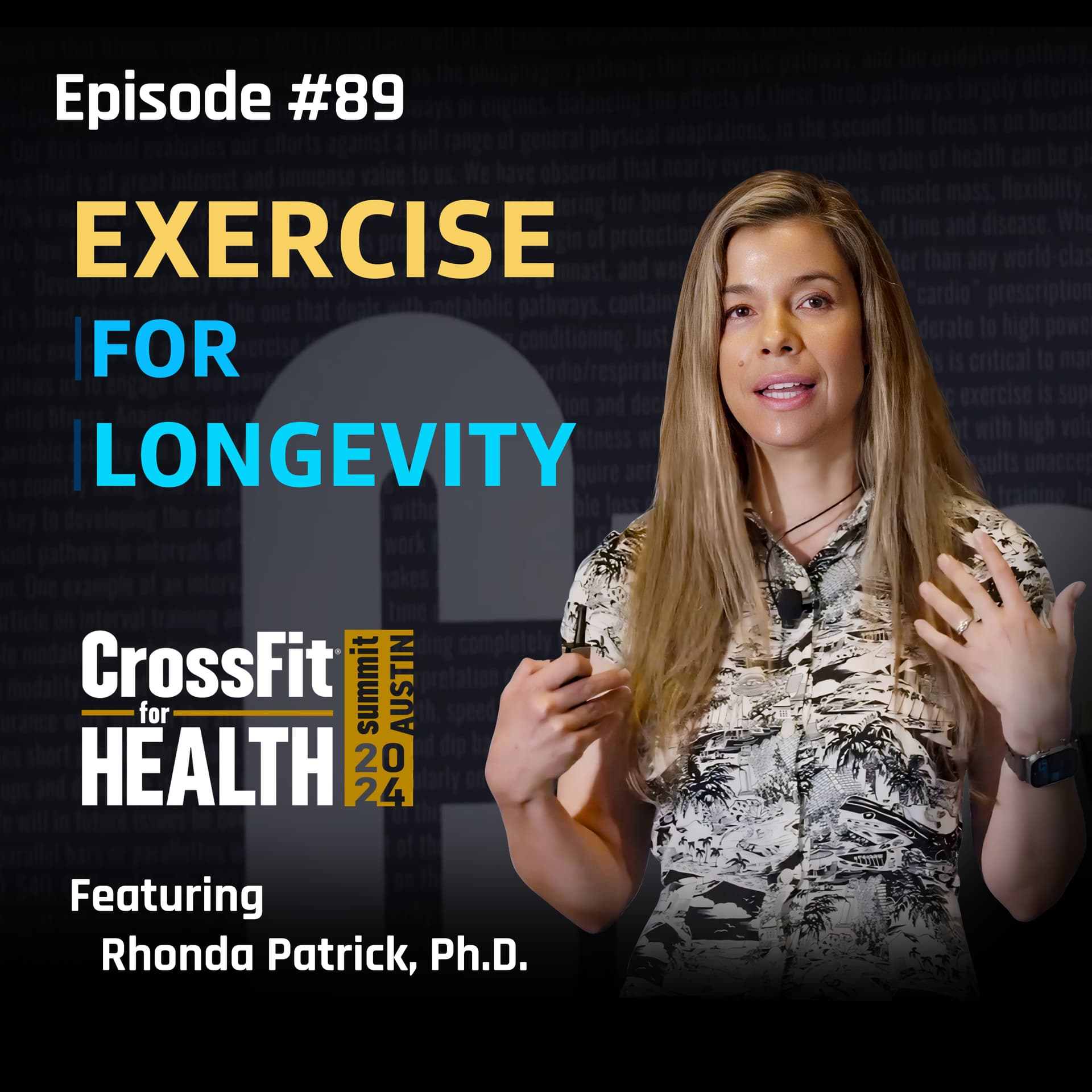 #089 Why Exercise Intensity Matters for Longevity | CrossFit for Health 2024 — FoundMyFitness cover