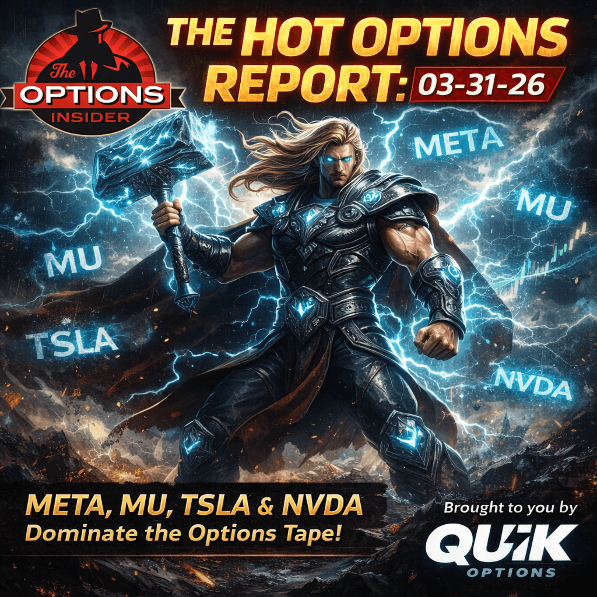 The Hot Options Report: 03-31-26 - The Options Insider Radio Network cover