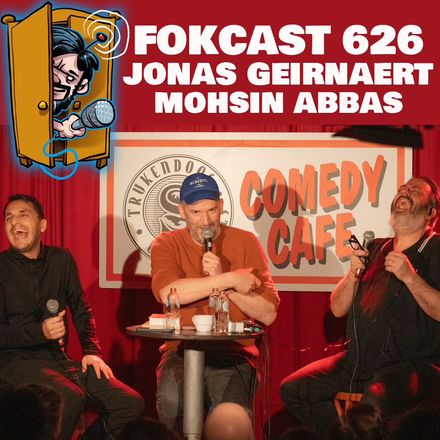 FOKCAST 626: LIVE 02: Jonas Geirnaert komt uit de kast (met Mohsin Abbas) - FOKCAST cover