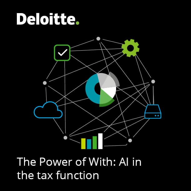 The Power of With: AI in the tax function — Tax + Tech cover