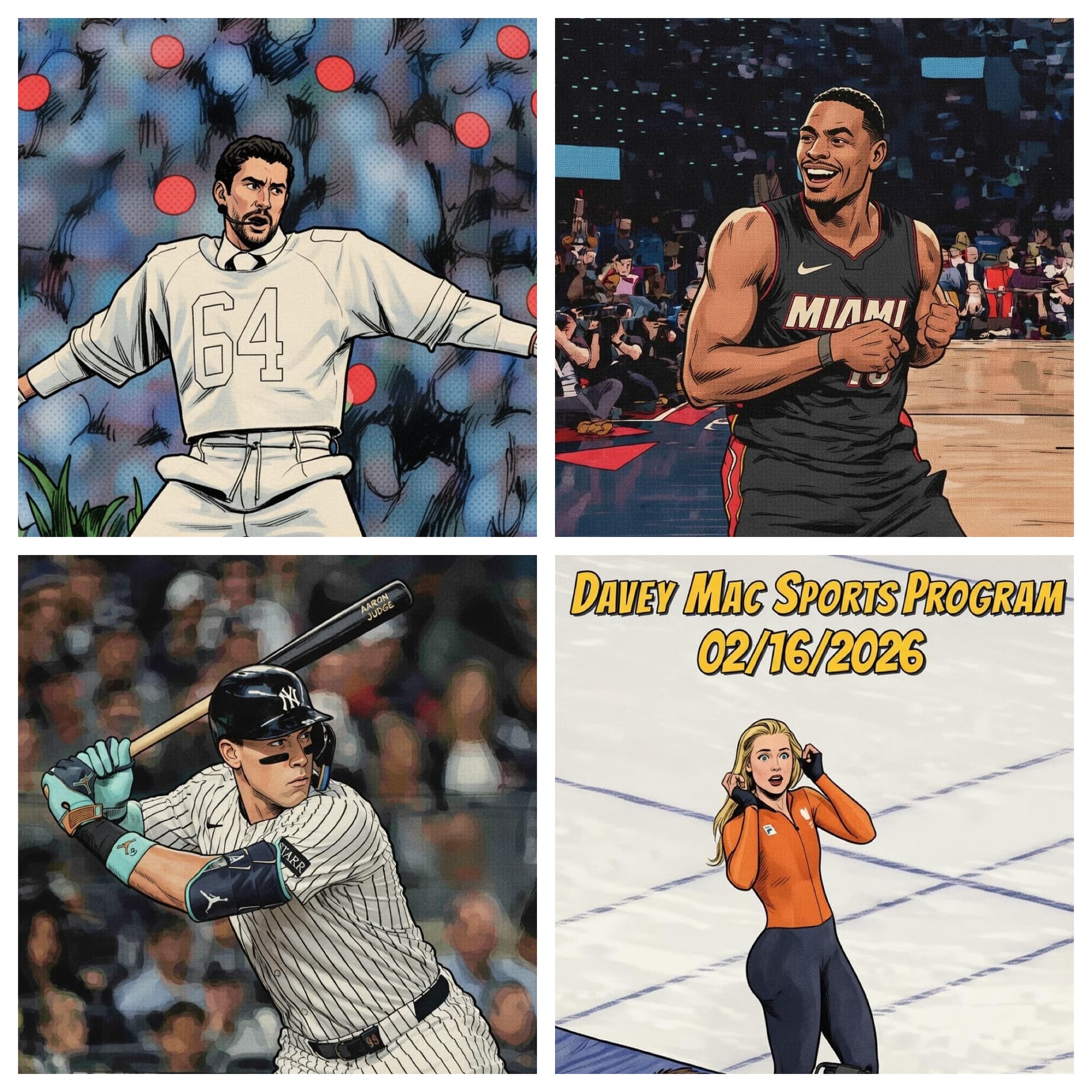 You're An All Star, Get Your Game On (02/16/2026) - Davey Mac Sports Program cover