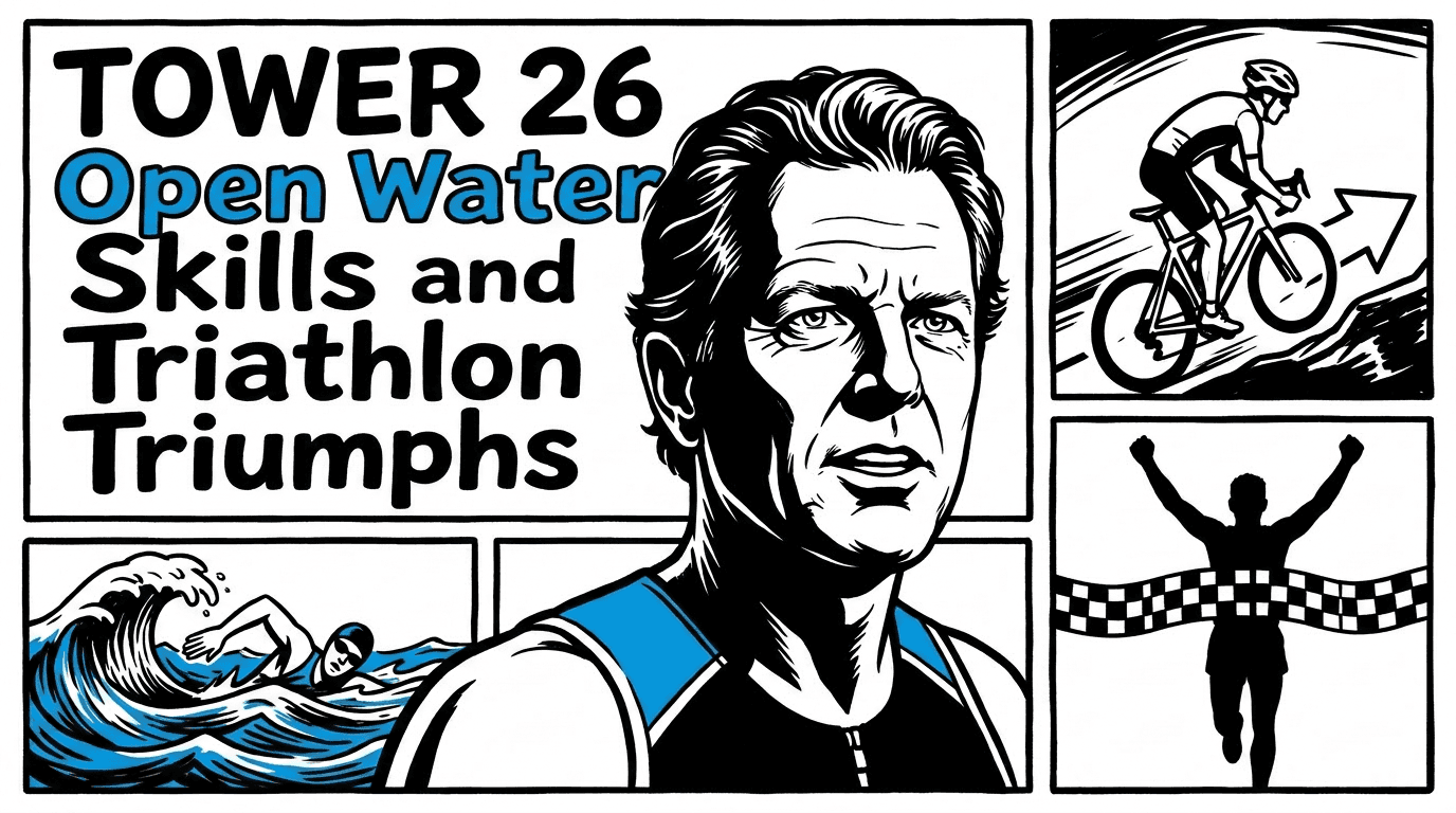 Episode #145: Open Water Skills and Triathlon Triumphs — TOWER 26 Be Race Ready Podcast cover