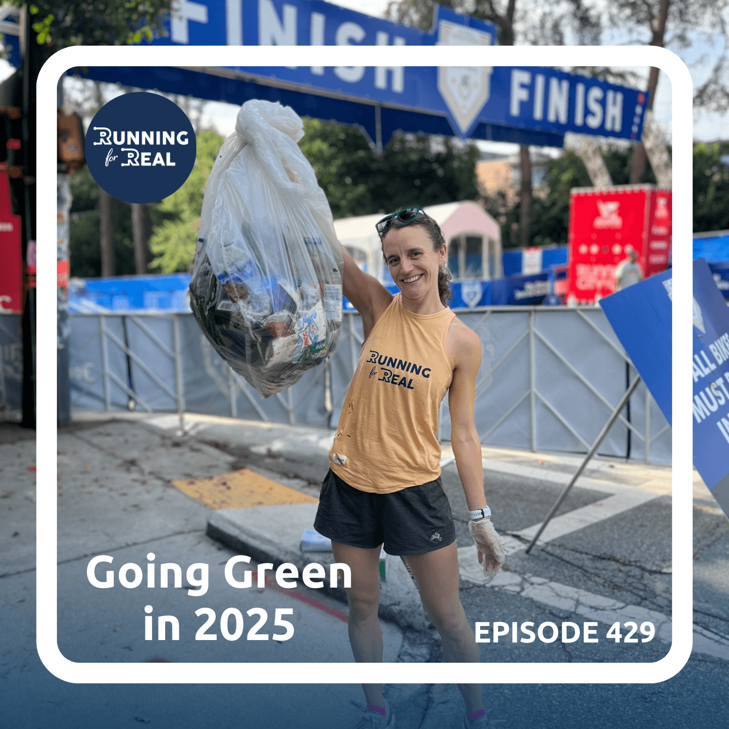 Tina Muir: Going Green In 2025 - R4R 429 — The Running for Real Podcast cover