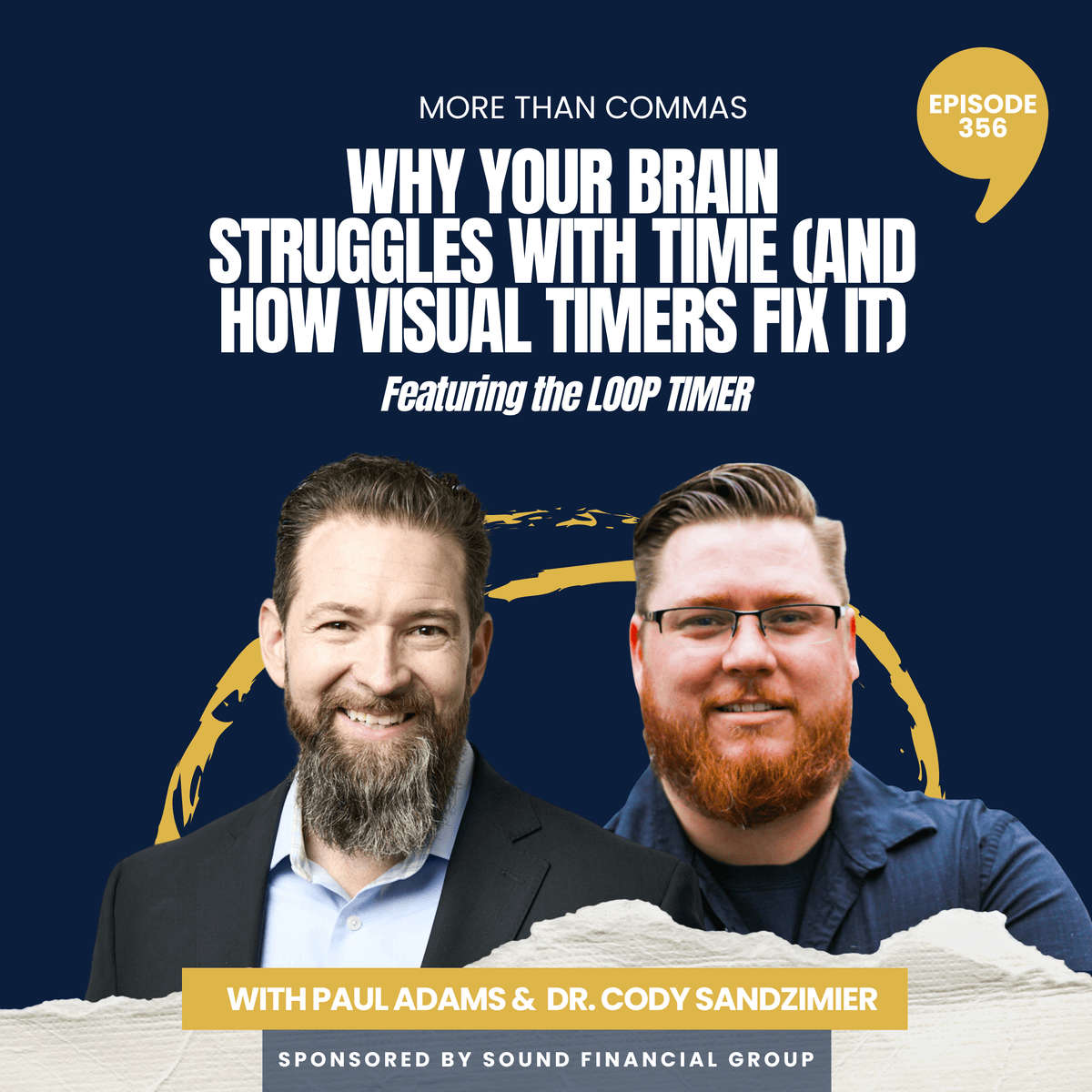 356 - Why Your Brain Struggles With Time (And How Visual Timers Fix It) - More Than Commas cover