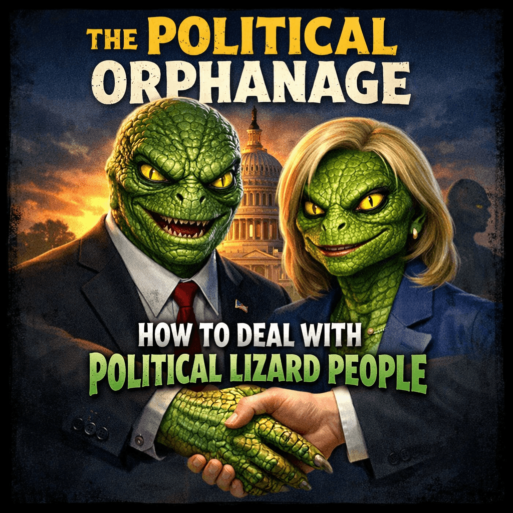 How To Deal with Political Lizard People - The Political Orphanage cover