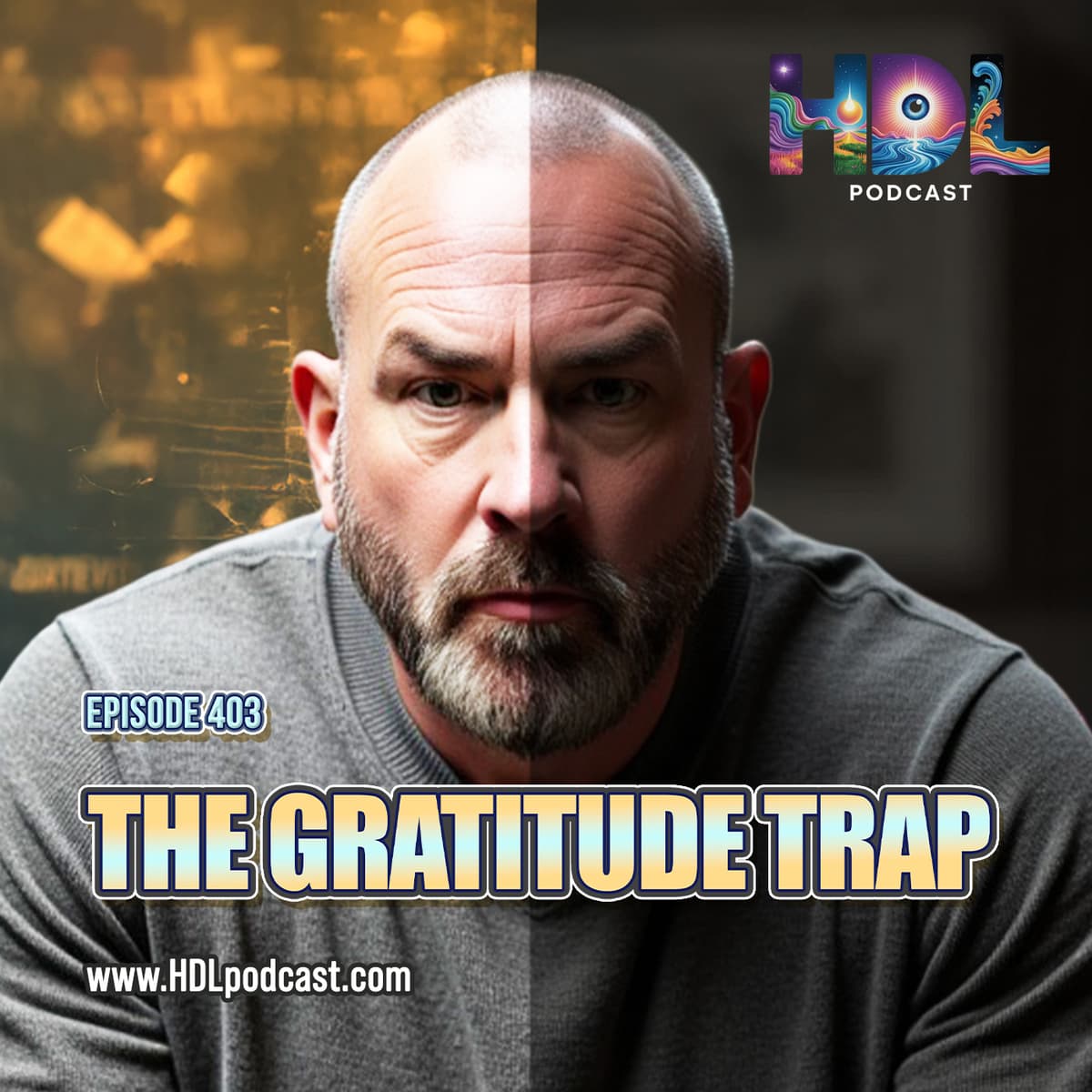 Why Your Gratitude Practice Is Keeping You Poor (Neuroscience Explains) - Higher Density Living Podcast cover