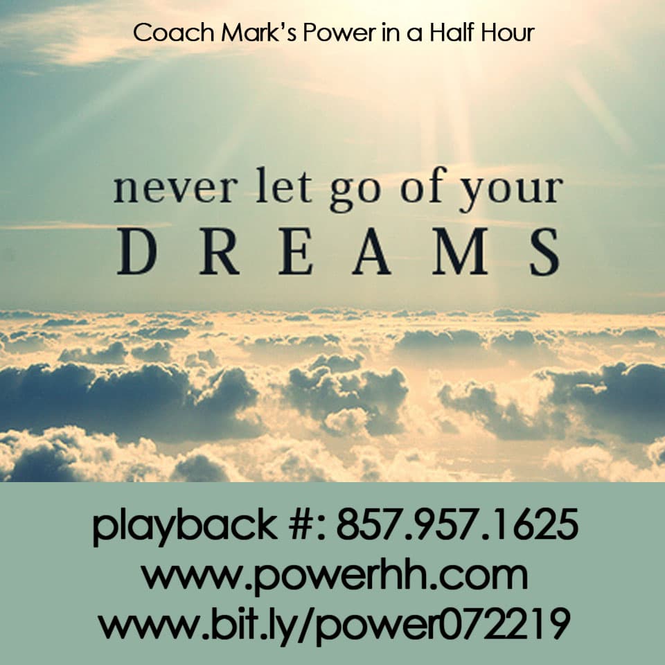 Episode 249.5: Never Let Go Of Your Dreams - Power In a Half Hour cover