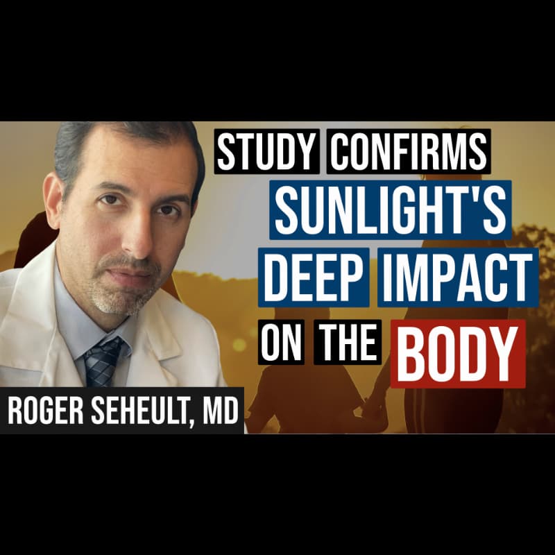 Episode 132. Sunlight and NIR Pass Through the Body and Can Affect Distant Cells - MedCram cover