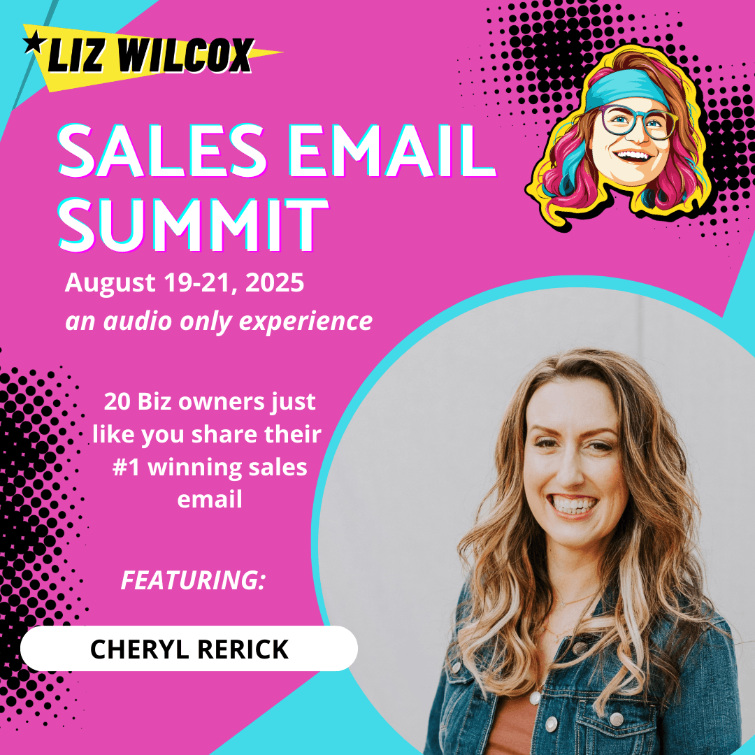 *SALES EMAIL SUMMIT* Cheryl Rerick –using Voxer voice notes to close sales - The Email Sound Booth with Liz Wilcox cover