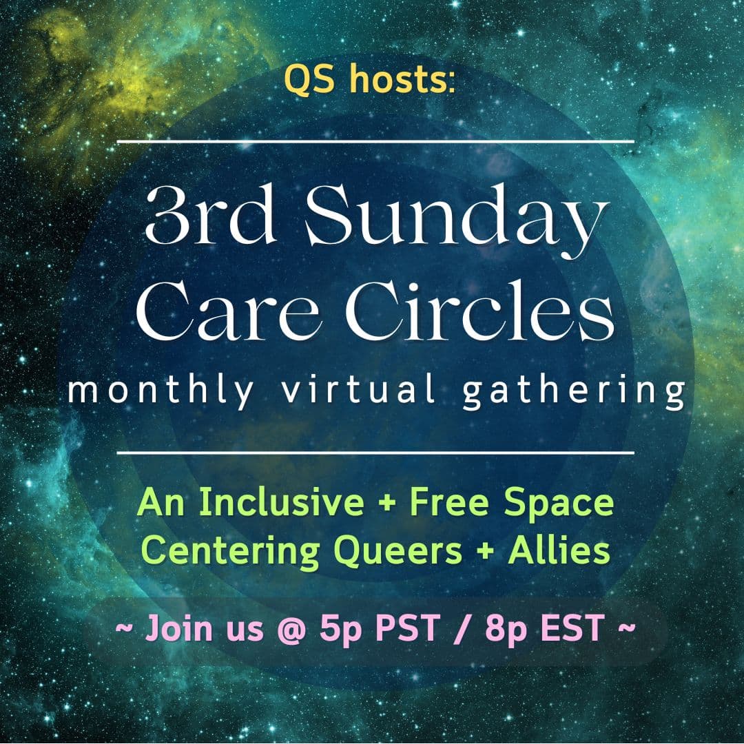 Care Circle - 3rd Sunday, February '26 - The Queer Spirit cover