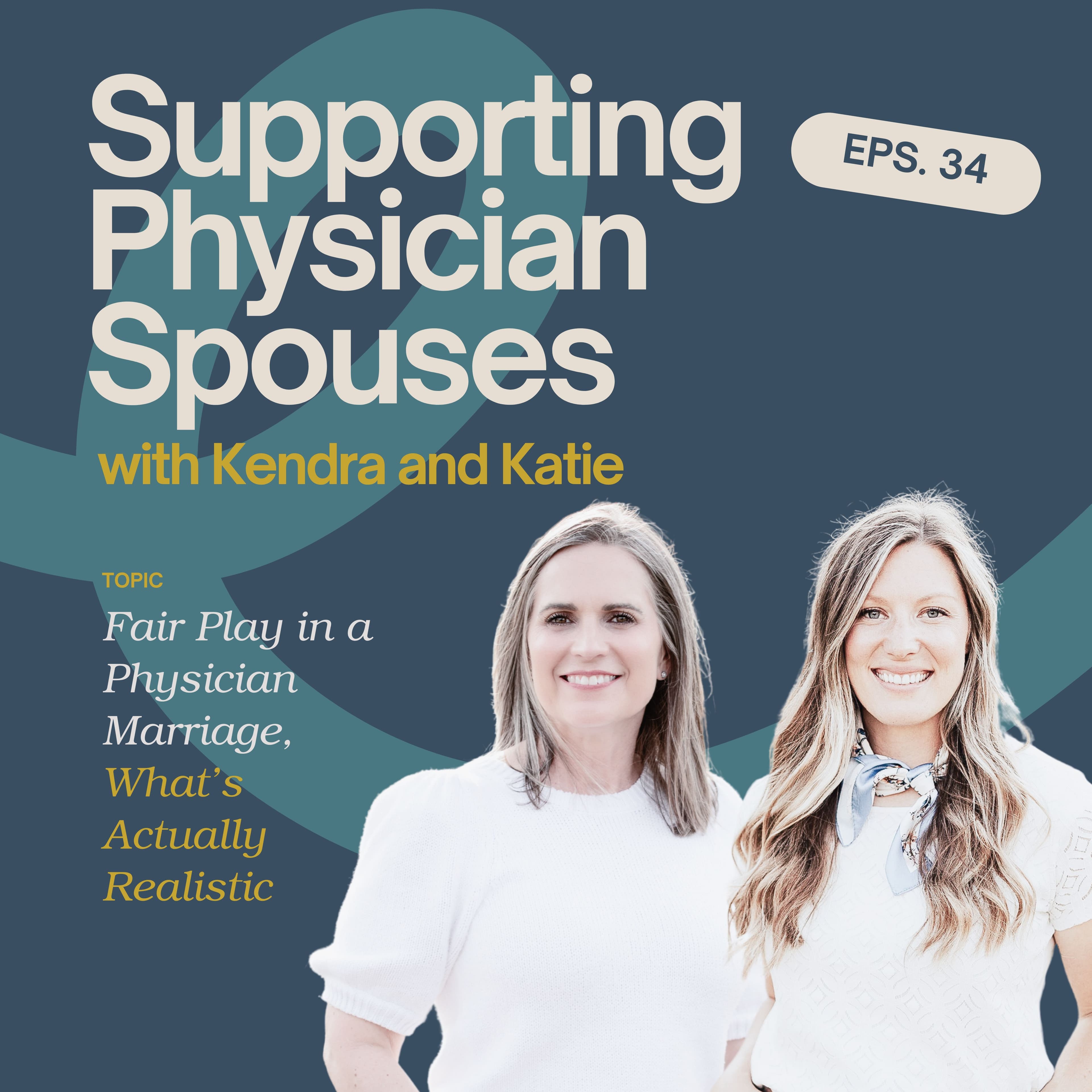 Episode 34: Fair Play in a Physician Marriage, What's Actually Realistic - Supporting Physician Spouses cover