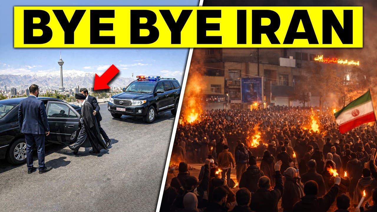 AYATOLLAHS FLEE Iran as ALL HELL BREAKS LOOSE - Business Basics cover