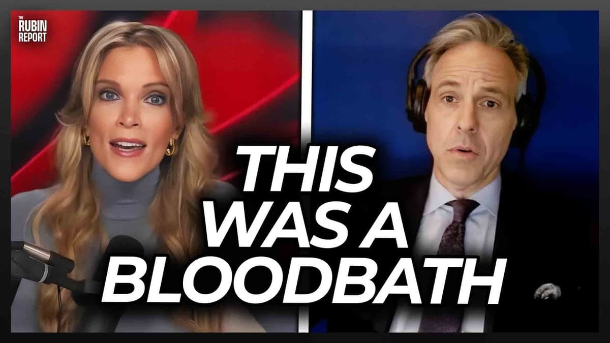 Jake Tapper Humiliated as His Appearance on Megyn Kelly Backfires Spectacularly - The Rubin Report cover