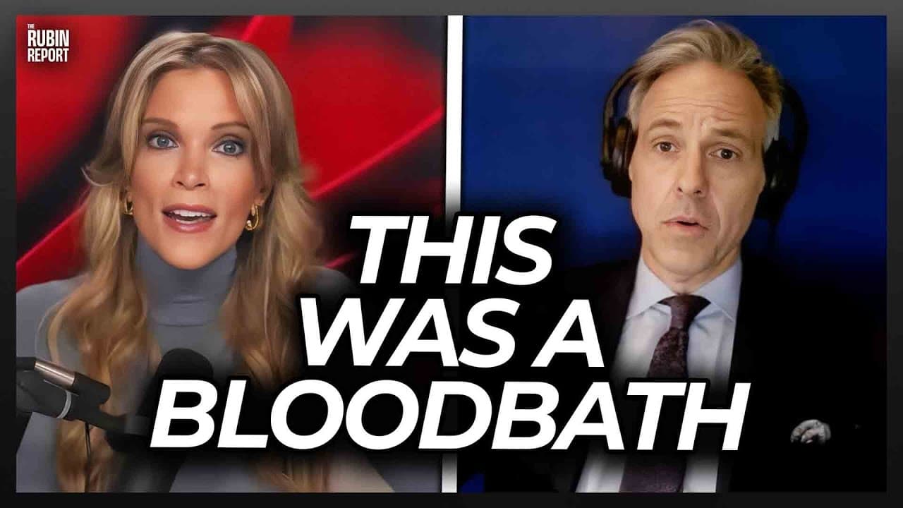 Jake Tapper Humiliated as His Appearance on Megyn Kelly Backfires Spectacularly - The Rubin Report cover