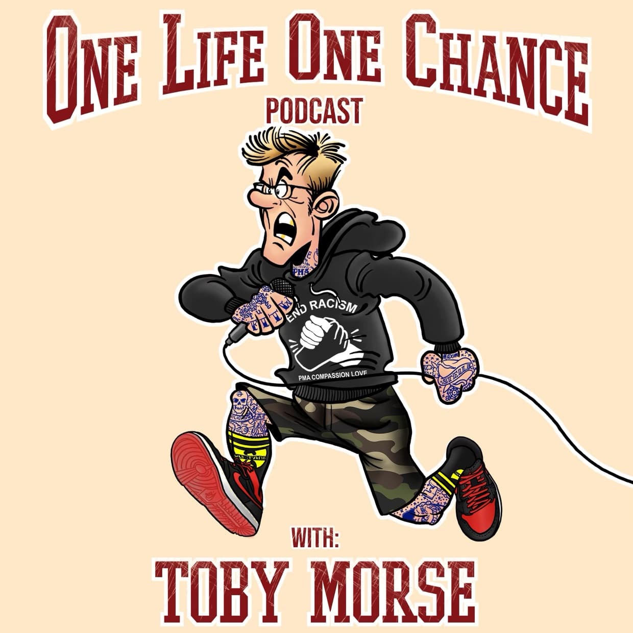 Episode 182– Andrew Huberman, Ph.D. (neuroscientist/Stanford professor) - One Life One Chance with Toby Morse cover