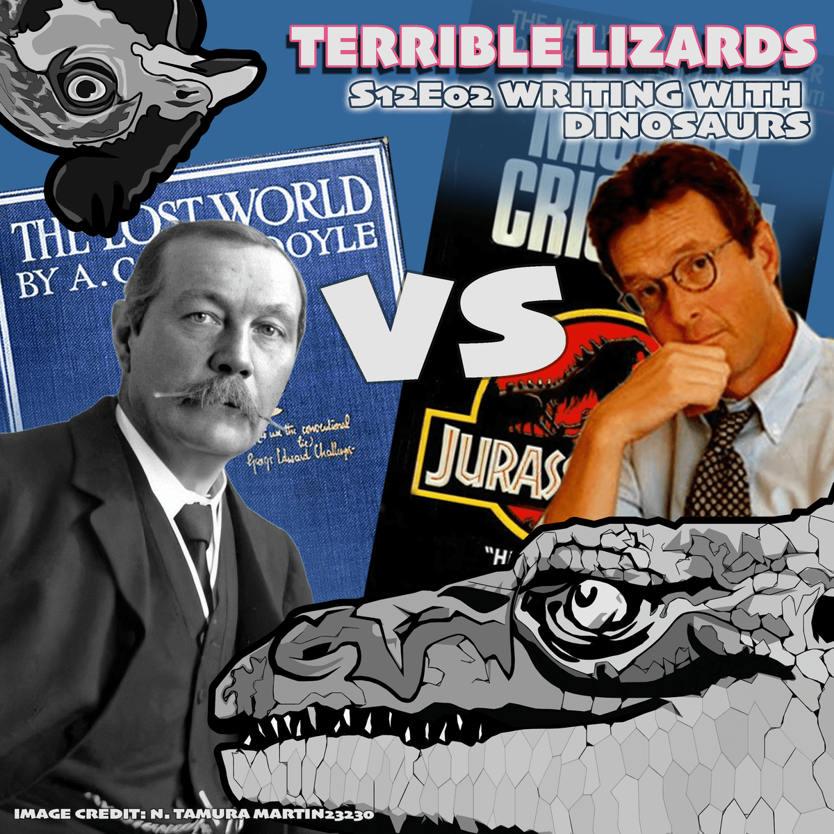S12E02 Writing with Dinosaurs - Terrible Lizards cover