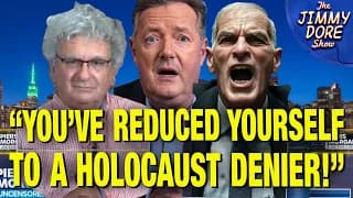 Norm Finkelstein HUMILIATES & DESTROYS Israel Apologist On Piers Morgan! - The Jimmy Dore Show cover