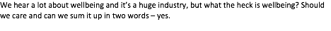 CA092: What the heck is wellbeing? - Changeability Podcast: Manage Your Mind - Change Your Life cover