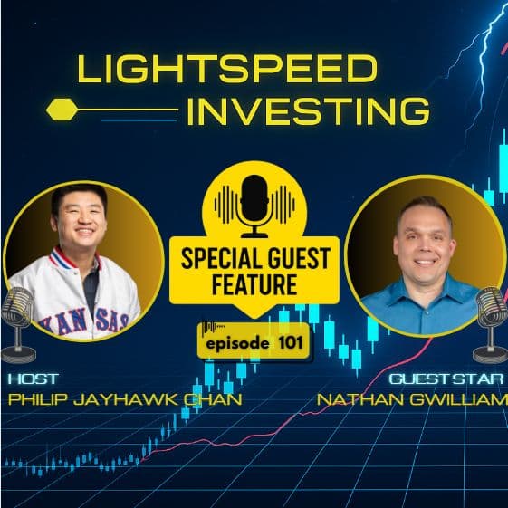Ep 101 How to Turn a Podcast Into a Business (With Nathan Gwilliam) - Lightspeed Investing Podcast cover