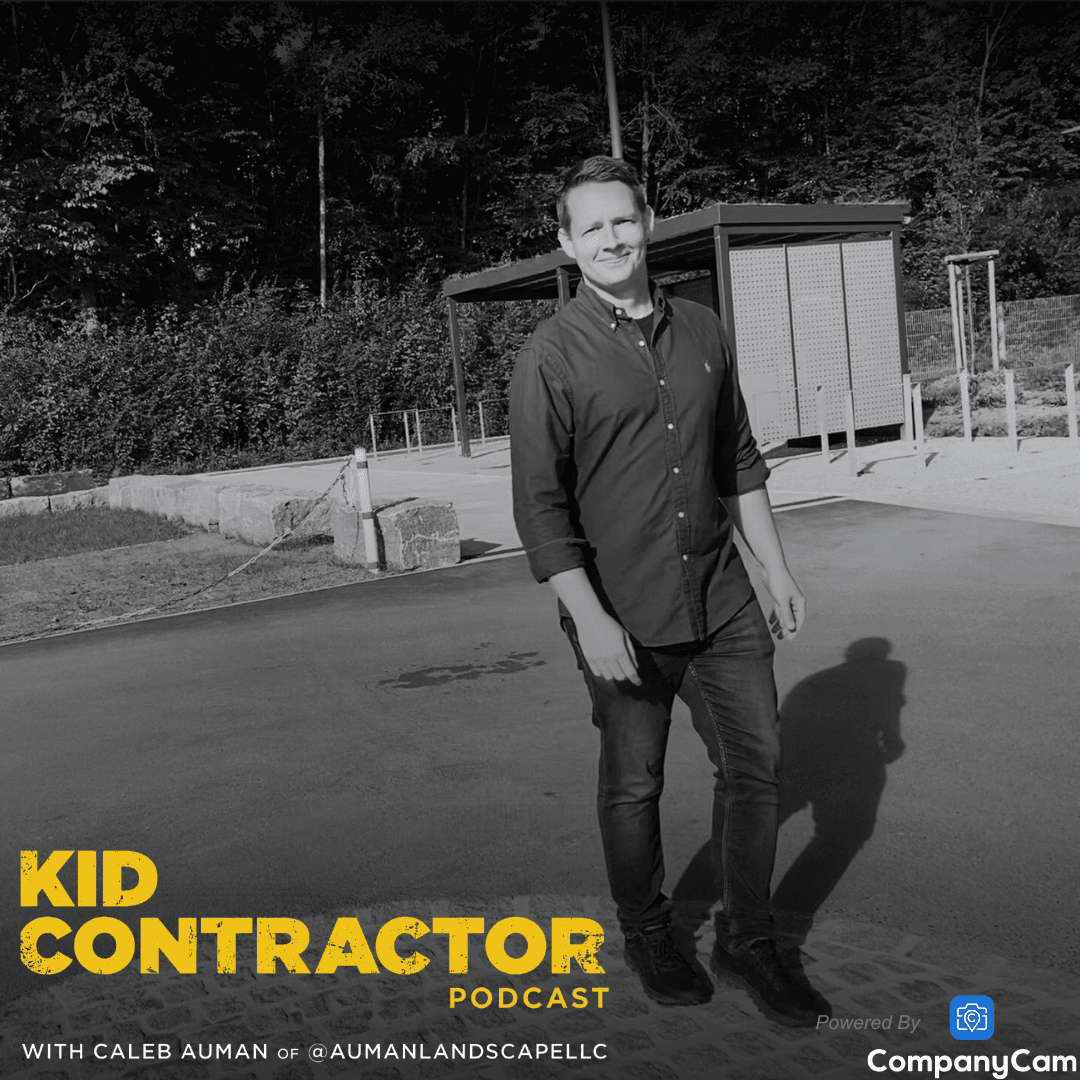 Ep 587. Growing a Landscaping Business in Germany - Kid Contractor Podcast with Caleb Auman cover
