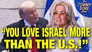 Trump Launches Antisemitic Attack Against His Top Jew Donor! - The Jimmy Dore Show cover