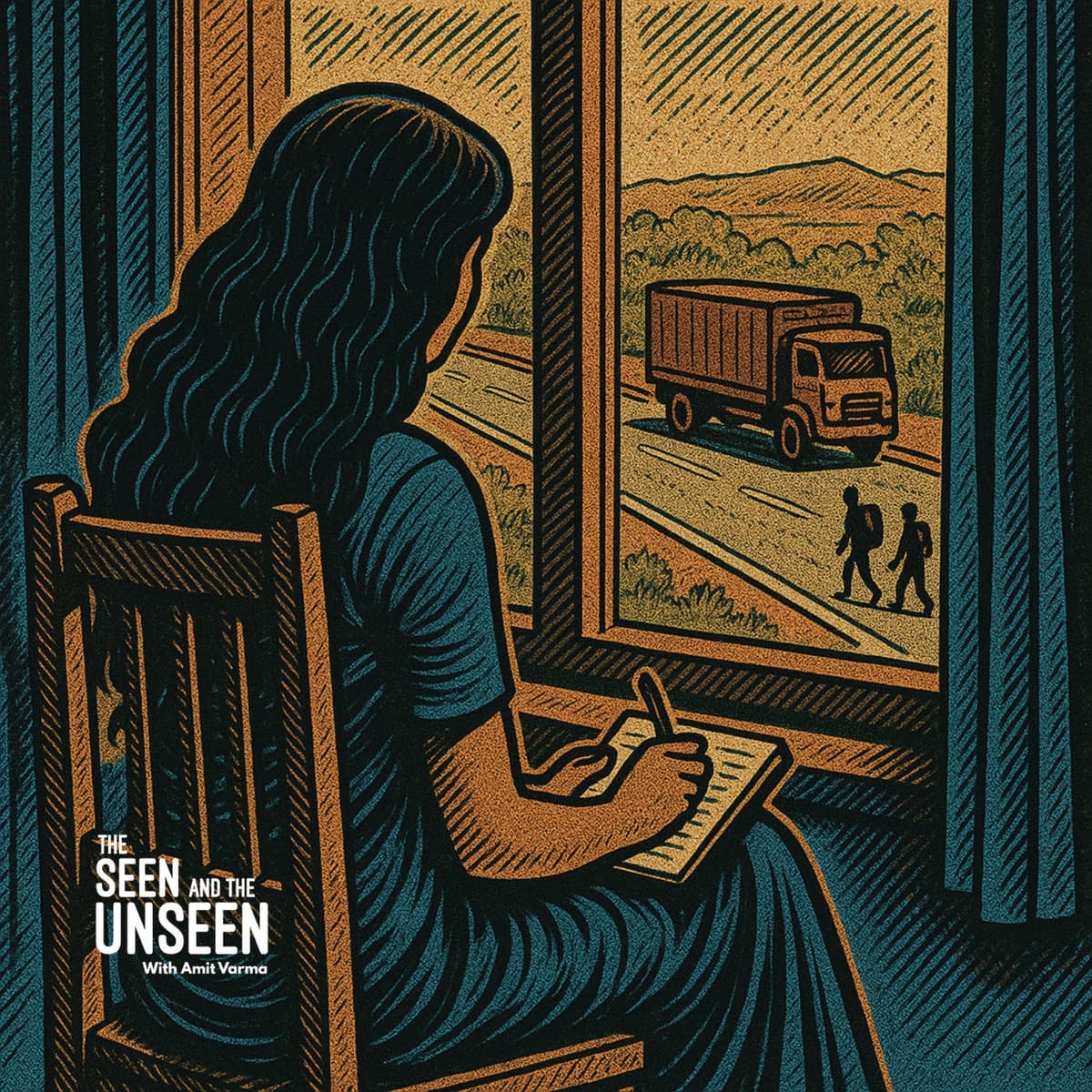 Ep 431: Ghazala Wahab and the Hindi Heartland - The Seen and the Unseen - hosted by Amit Varma cover