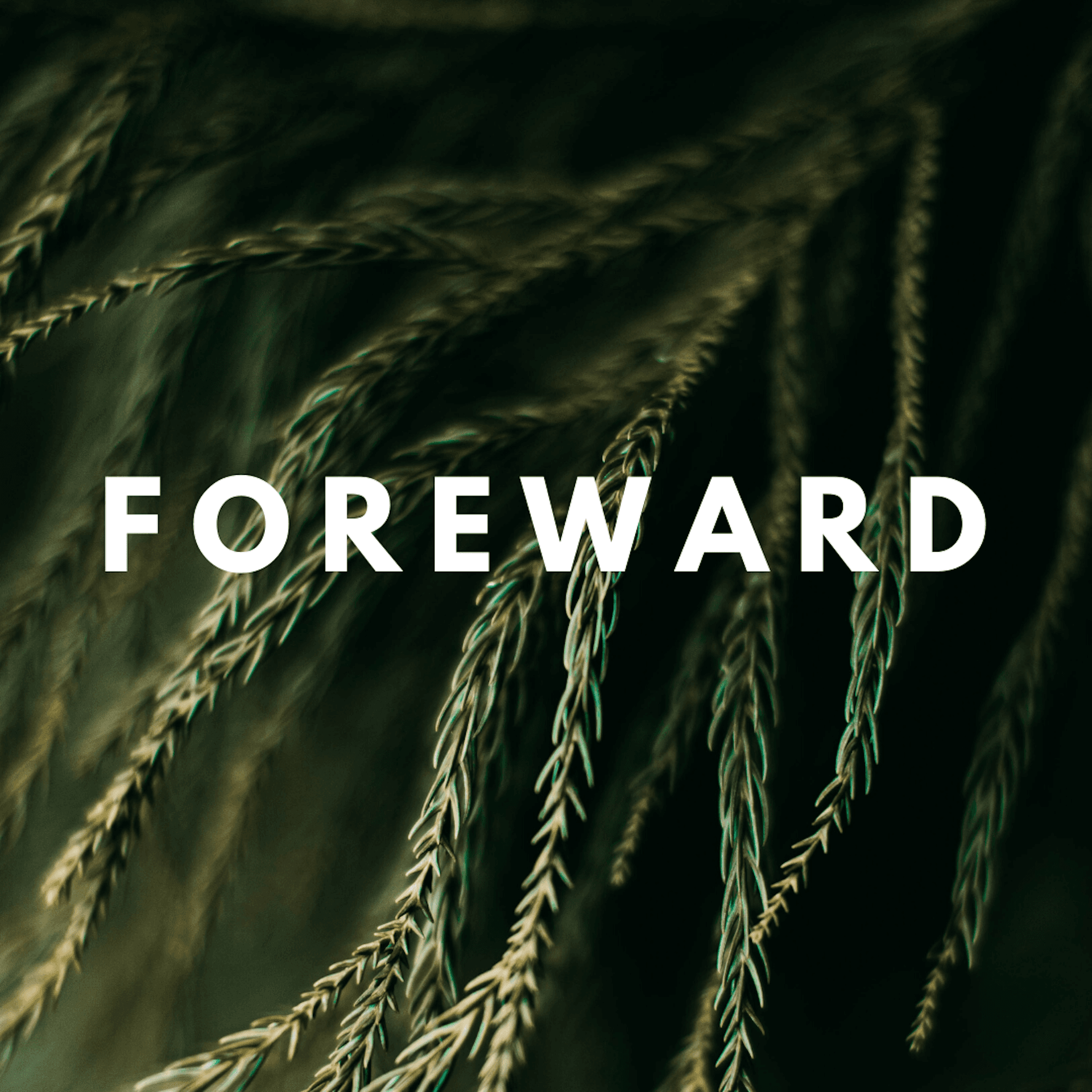 Foreward Podcast cover