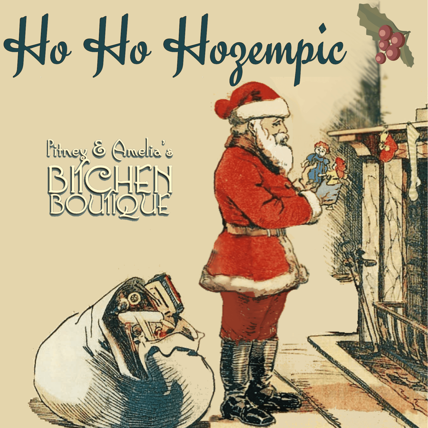 Ho Ho Hozempic - Pitney & Amelia's Bitchen Boutique cover