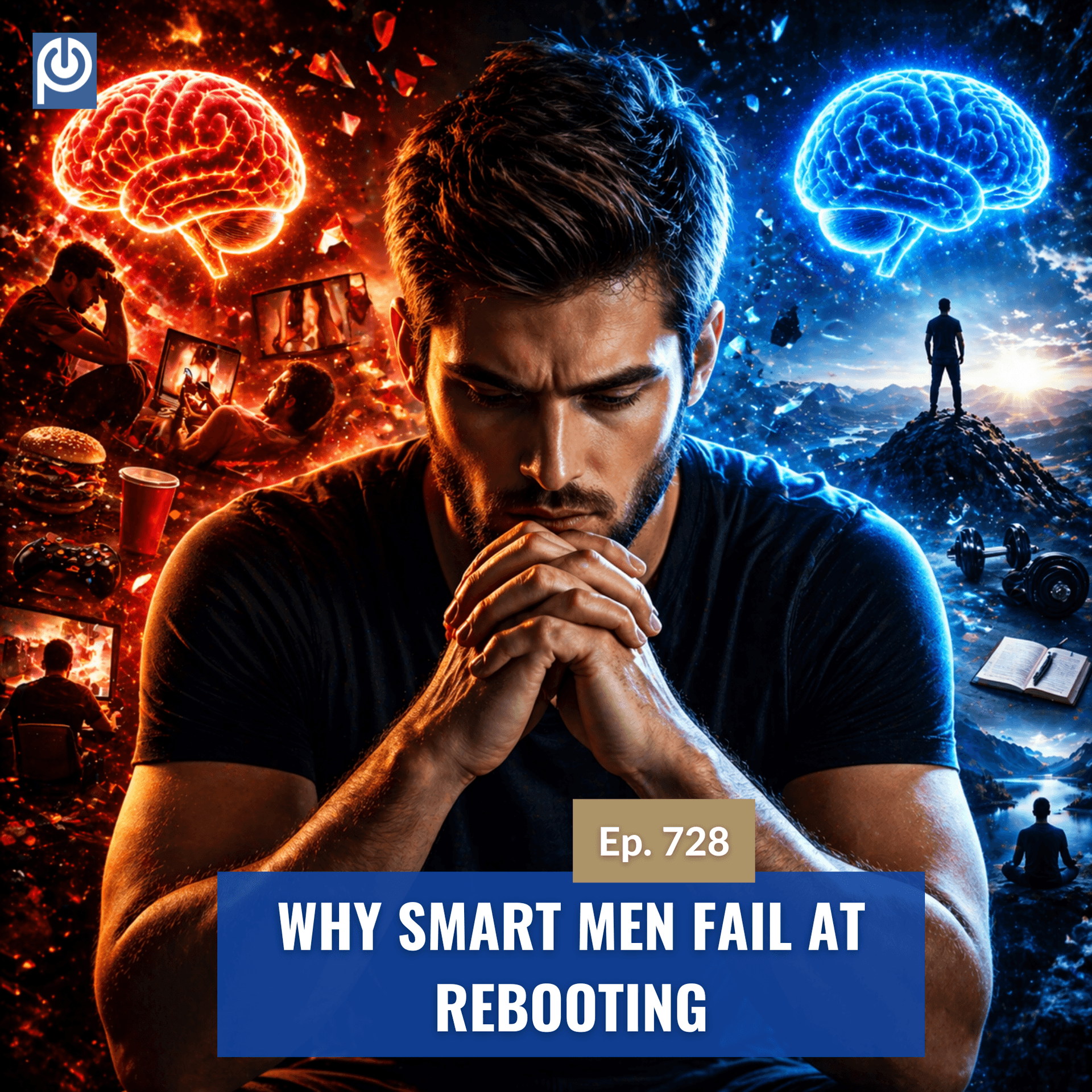 The Porn Reboot Podcast Episode 728: Why Smart Men Fail At Rebooting - The Porn Reboot Podcast cover