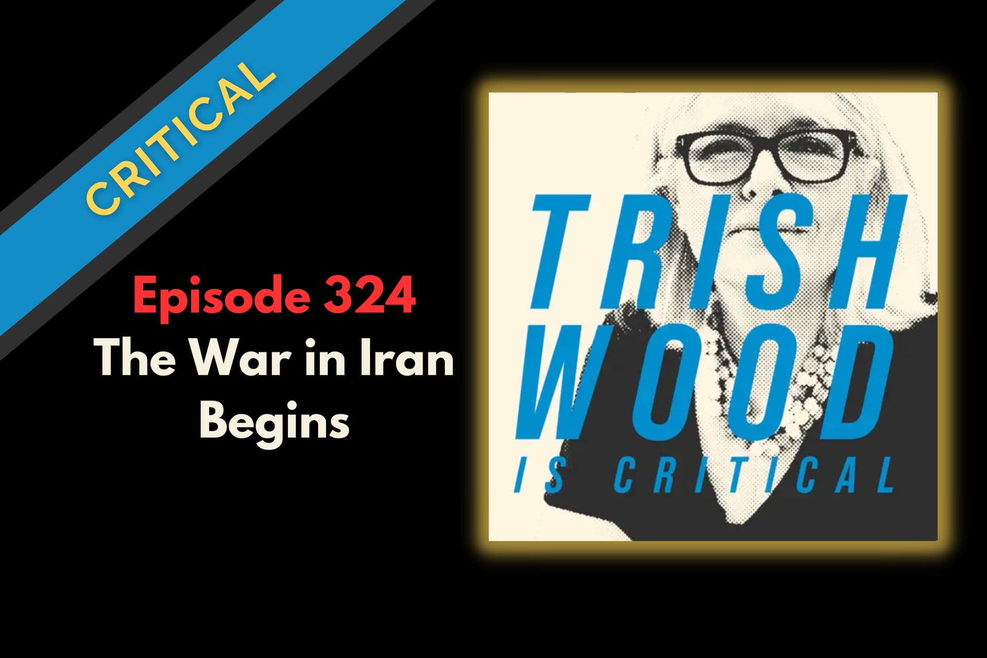 The War in Iran Begins - Trish Wood is Critical cover
