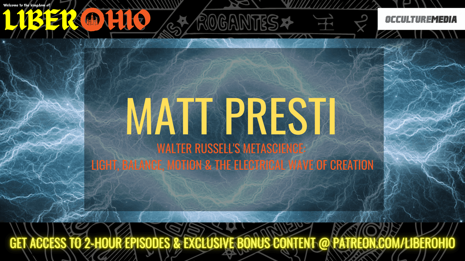 Matt Presti || Walter Russell's Metascience: Light, Balance, Motion & The Electrical Wave of Creation - Liber Ohio cover