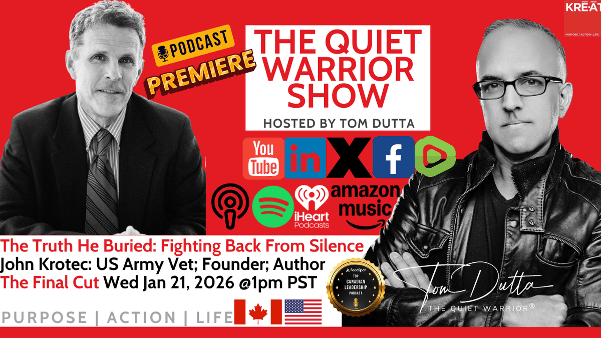 PREMIERE: The Truth He Buried: John Krotec's Fight Back From Silence - The Quiet Warrior Show cover