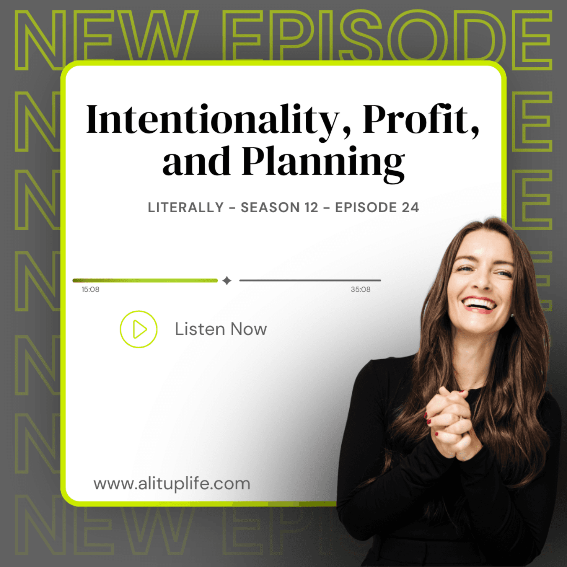 Intentionality, Profit, and Planning (Session 18 with Molly) - LITerally cover