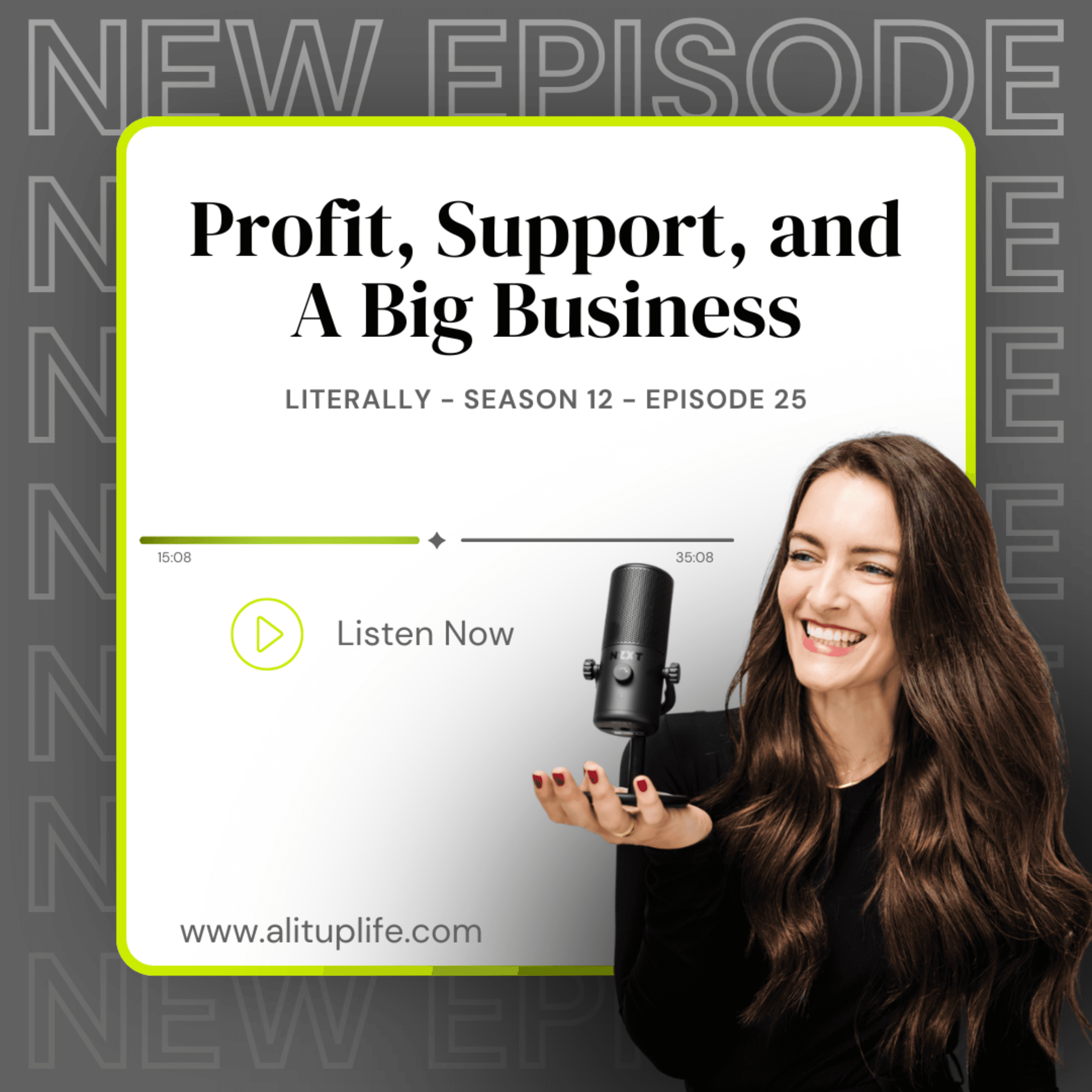 Profit, Support, and A Big Business (Wrap Up Session with Molly) - LITerally cover