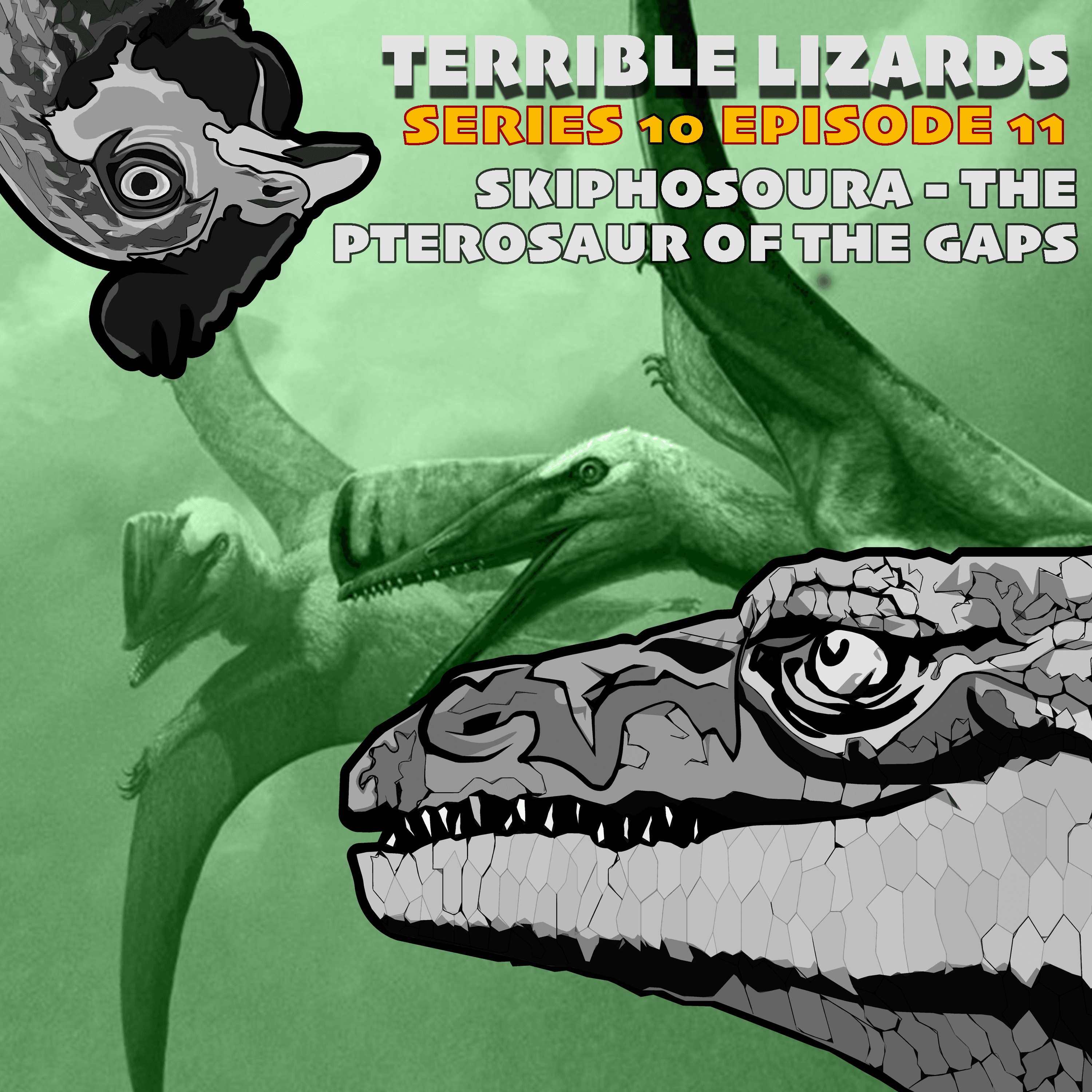 TLS10E11 Skiphosoura - the pterosaur of the gaps - Terrible Lizards cover